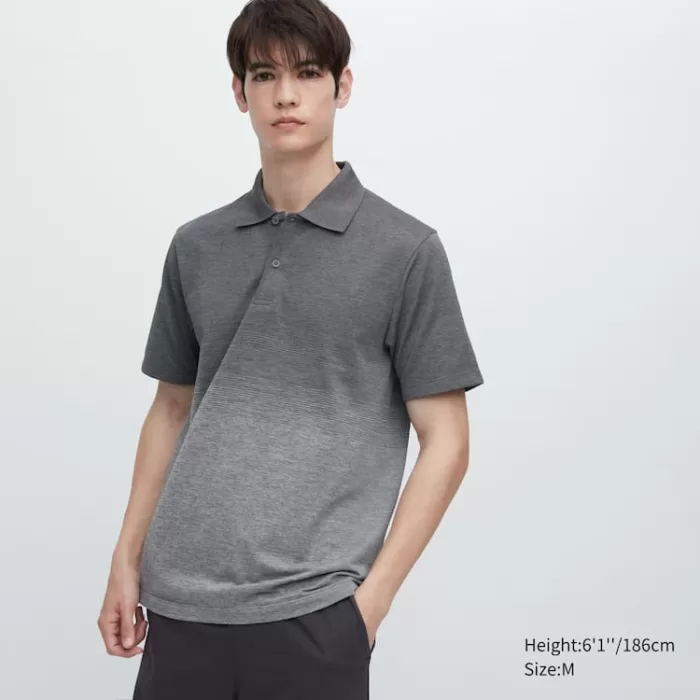 Uniqlo Dry-ex Men’s Polo Shirt Grey