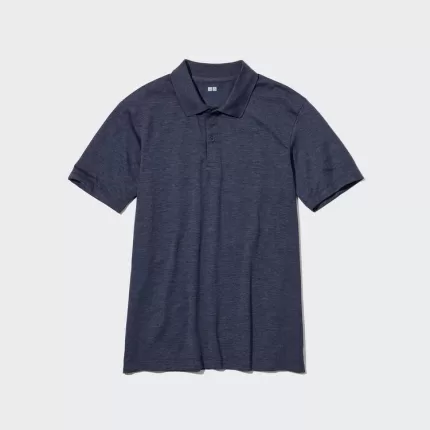 Uniqlo Dry-ex Men’s Polo Shirt Navy Blue