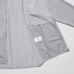 Uniqlo Dry-ex Uv Protection Zipped Jackets Men Light Grey