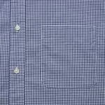 Uniqlo Extra Fine Cotton Broadcloth Checked (Button-down Collar) Men’s Shirts Blue