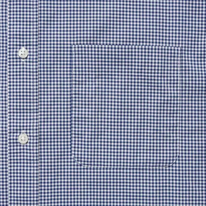 Uniqlo Extra Fine Cotton Broadcloth Long Sleeve Men’s Shirts Blue