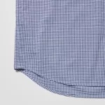 Uniqlo Extra Fine Cotton Broadcloth Long Sleeve Men’s Shirts Blue