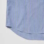 Uniqlo Extra Fine Cotton Broadcloth Regular Fit (Button-down Collar) Men’s Blue Shirts