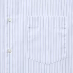 Uniqlo Extra Fine Cotton Broadcloth Regular Fit Striped Men’s Shirts Blue