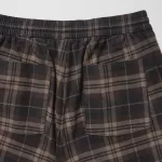 Uniqlo Flannel Ankle Length Pants Men Brown