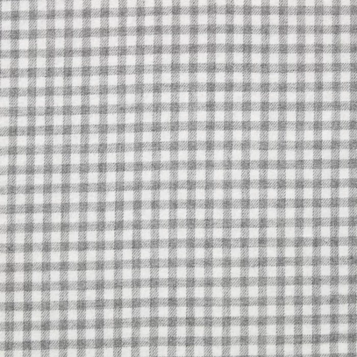 Uniqlo Flannel Regular Fit Checked (Button-down Collar) Men’s Shirts Grey