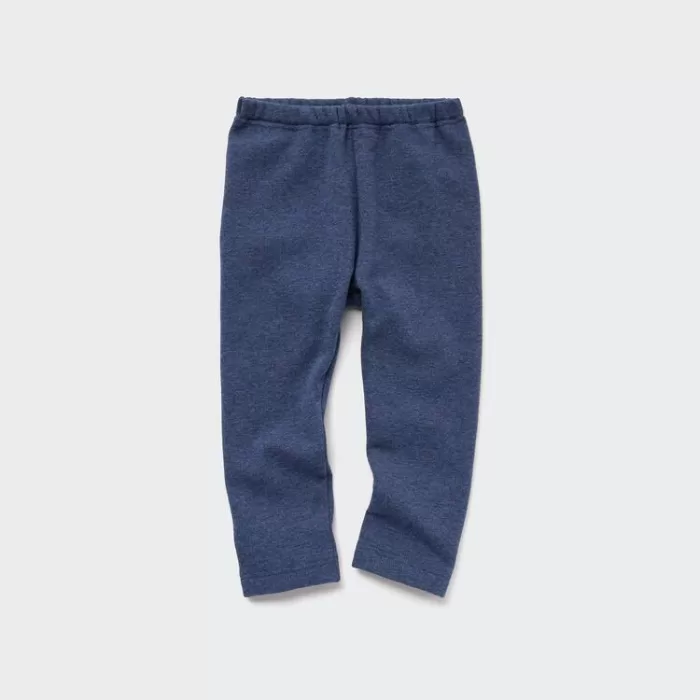 Uniqlo Fleece Baby Leggings Blue