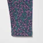 Uniqlo Fleece Berry Print Baby Leggings Blue