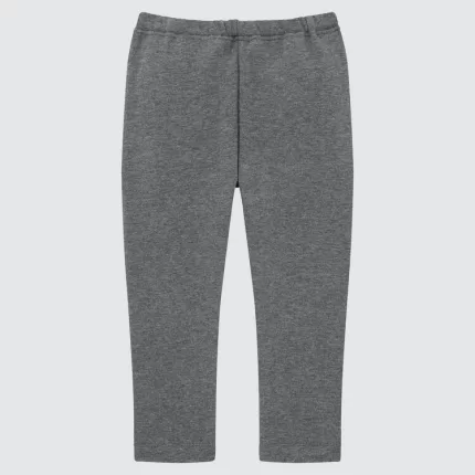 Uniqlo Fleece Leggings (2021 Season) Baby Dark Grey