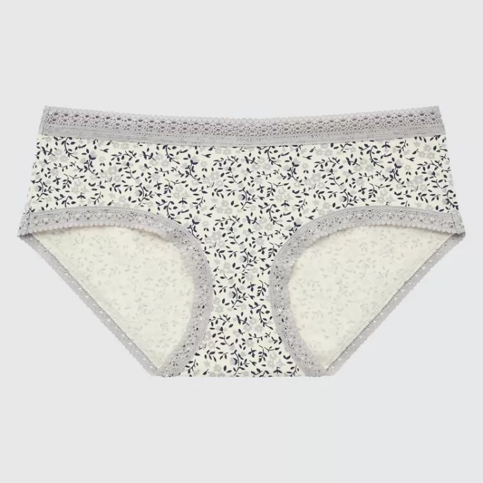 Uniqlo Floral Hiphugger Women’s Underwear Grey