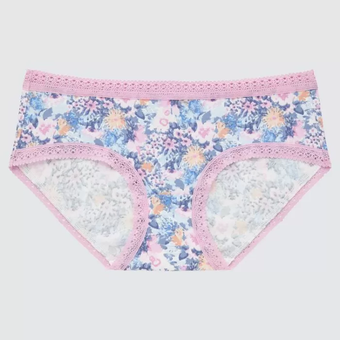 Uniqlo Floral Hiphugger Women’s Underwear Pink