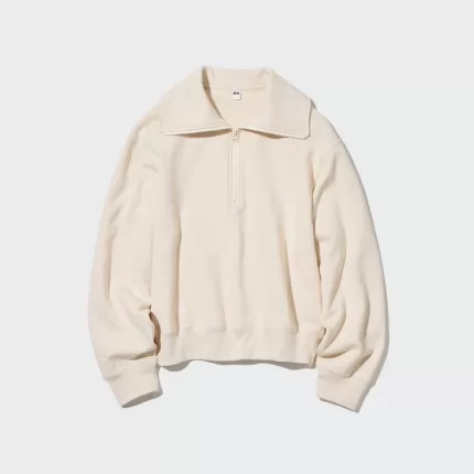 Uniqlo Half-zipped Women’s Sweatshirts White