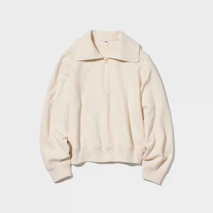 Uniqlo Half-zipped Women’s Sweatshirts White