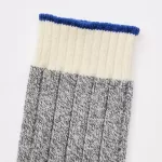 Uniqlo Heattech Colour Block Socks (Two Pairs) Kids Grey