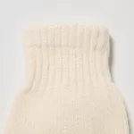 Uniqlo Heattech Knitted Gloves Kids White