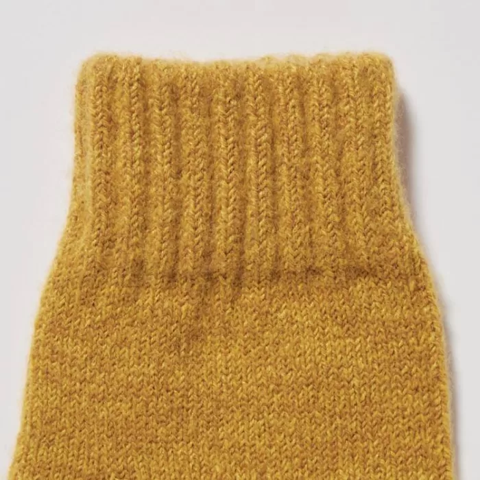 Uniqlo Heattech Knitted Thermal Gloves Kids Yellow