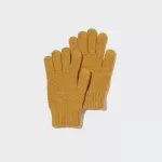 Uniqlo Heattech Knitted Thermal Gloves Kids Yellow