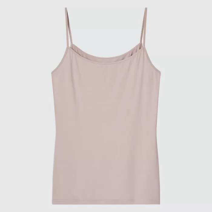 Uniqlo Heattech Thermal Camisole Vest Women Beige