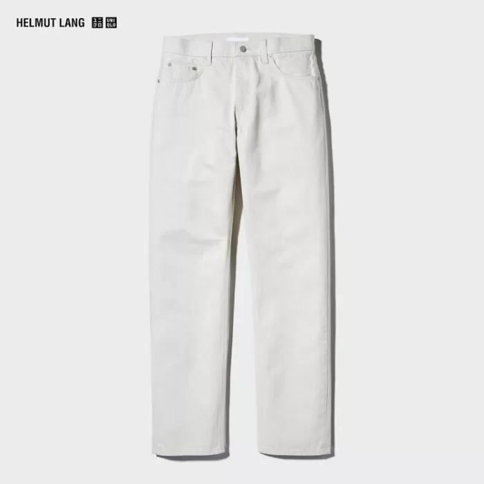 Uniqlo Helmut Lang Classic Cut Men’s Jeans White