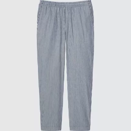 Uniqlo Hickory Easy Relaxed Ankle Length Men’s Loungewear Blue