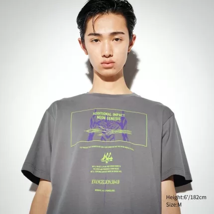 Uniqlo Hideaki Anno Ut Printed T-shirt (Eva) Men’s Grey