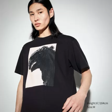 Uniqlo Hideaki Anno Ut Printed T-shirt (Godzilla) Men’s Black