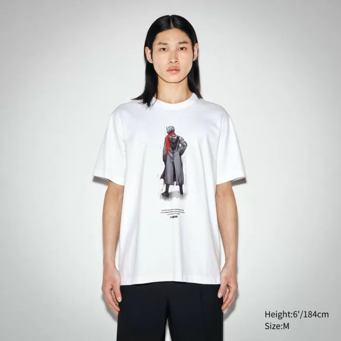 Uniqlo Hideaki Anno Ut Printed T-shirt (Rider) Men’s White