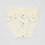 Uniqlo High Rise Flower Print Women’s Underwear Beige