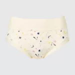 Uniqlo High Rise Flower Print Women’s Underwear Beige