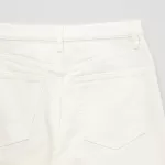 Uniqlo High Rise Slim Fit Direct Leg Ankle Length Distressed Women’s Jeans White