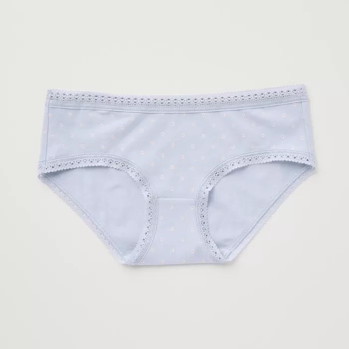 Uniqlo Hiphugger (Mini Flower) Women’s Underwear Light Blue