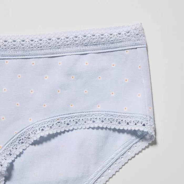 Uniqlo Hiphugger (Mini Flower) Women’s Underwear Light Blue