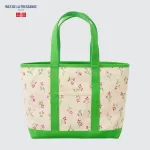 Uniqlo Ines De La Fressange Canvas Tote Bags for Women White