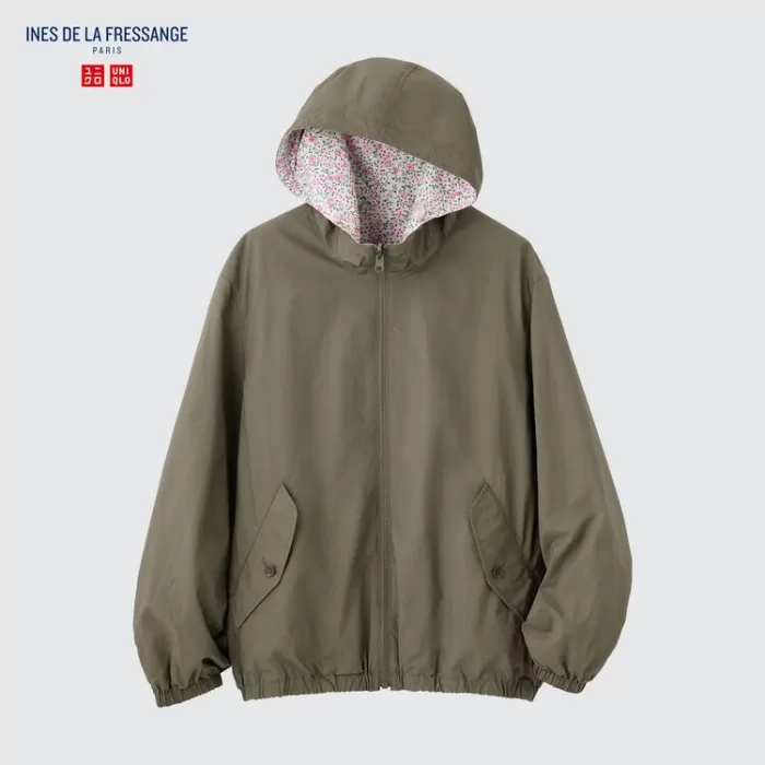 Uniqlo Ines De La Fressange Reversible Women’s Anorak Olive Green