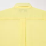 Uniqlo Ines De La Fressange Sheer Cotton Relaxed Fit Long Sleeved Women’s Shirts Yellow