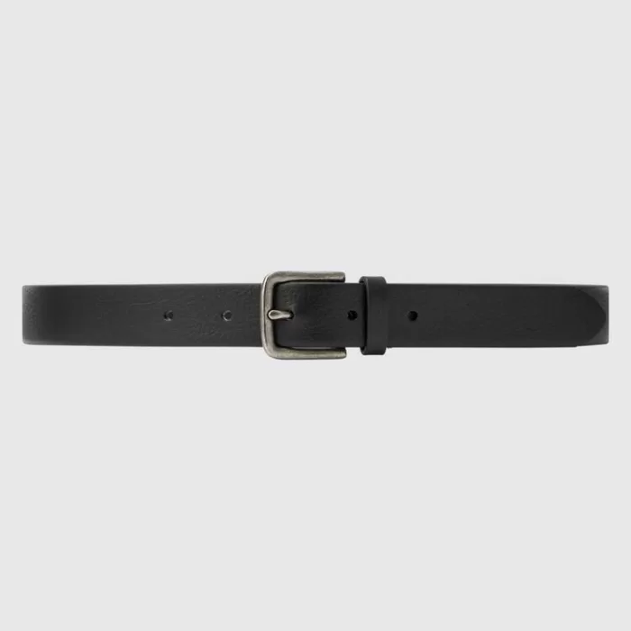 Uniqlo Italian Leather Vintage Style Men’s Belts Black