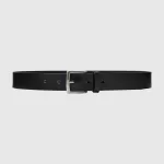 Uniqlo Italian Oiled Leather Men’s Belts Black