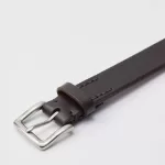 Uniqlo Italian Saddle Leather Belts Men Black