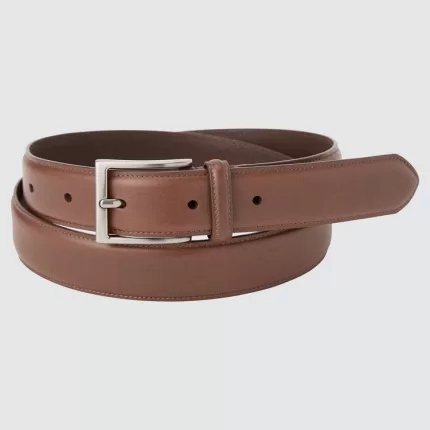 Uniqlo Italian Stitched Leather Belts (2021 Season) Men Brown