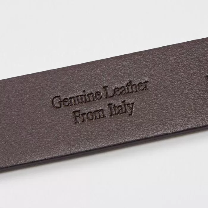 Uniqlo Italian Suede Leather Belts Men Black