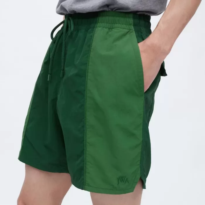 Uniqlo JW Anderson Colour Block Active Utility Shorts Men Green