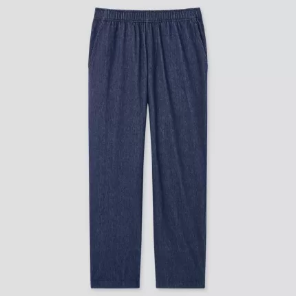 Uniqlo Jersey Relaxed Fit Ankle Length Pants (2021 Season) Men’s Blue