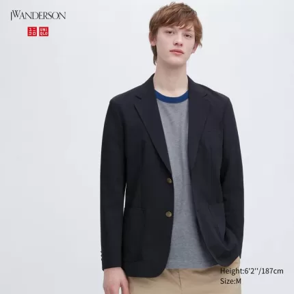 Uniqlo Jw Anderson Airsense Ultra Light Men’s Jackets Navy Blue