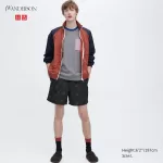 Uniqlo Jw Anderson Badminton Print Active Utility Shorts Men Black