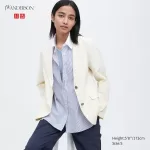 Uniqlo Jw Anderson Linen Blend Women’s Jackets White