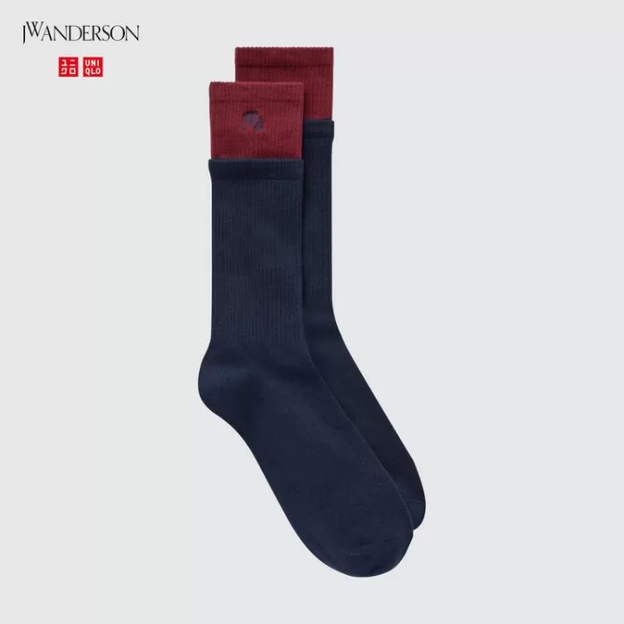 Uniqlo Jw Anderson Men’s Socks Navy Blue