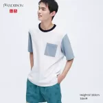 Uniqlo Jw Anderson Pocket Short Sleeved Men’s T-Shirt White