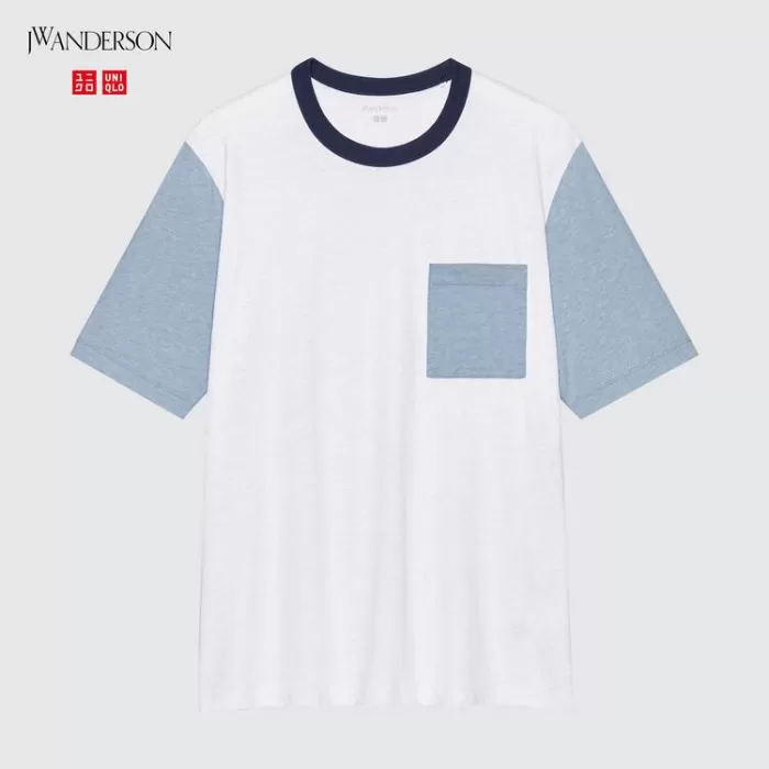 Uniqlo Jw Anderson Pocket Short Sleeved Men’s T-Shirt White