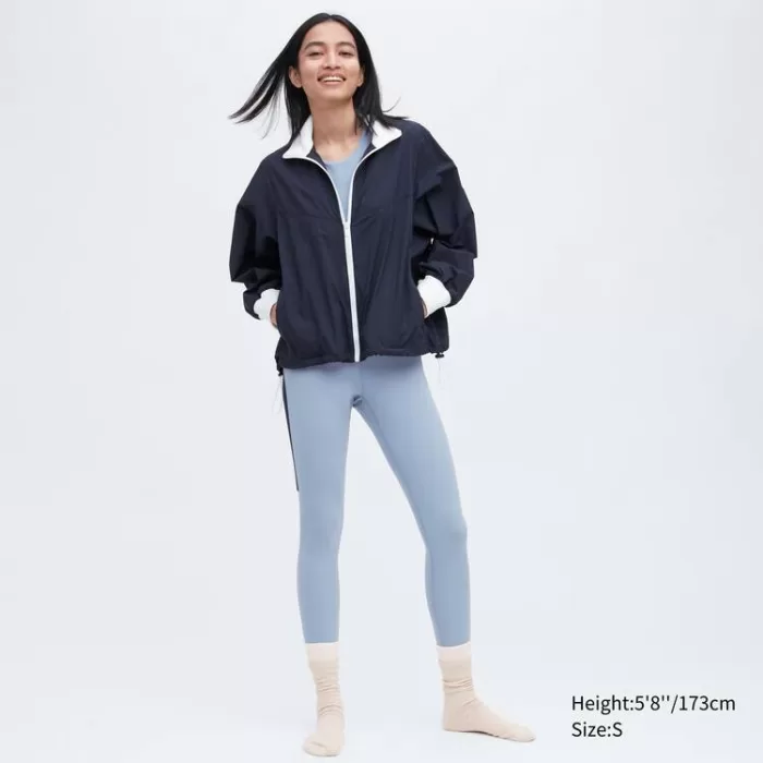 Uniqlo Jw Anderson Ribbed Casual Women’s Jackets Navy Blue