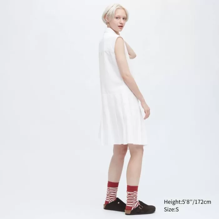 Uniqlo Jw Anderson Sleeveless Dress Women White